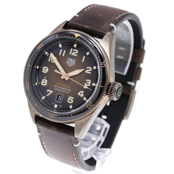 TAG HEUER Otavia WBE5191 Caliber 5 Brown Dial Automatic Men's Watch - Picture 3 of 7